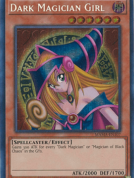 Dark Magician Girl - MAMA-EN107 - Pharaoh's Secret Rare 1st Edition