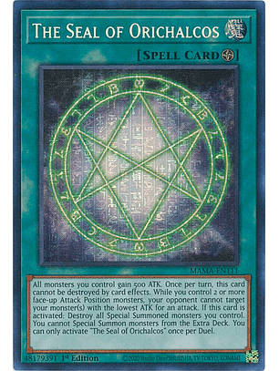 The Seal of Orichalcos - MAMA-EN111 - Pharaoh's Ultra Rare 1st Edition