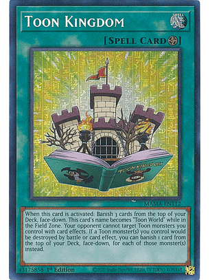 Toon Kingdom - MAMA-EN112 - Pharaoh's Secret Rare 1st Edition