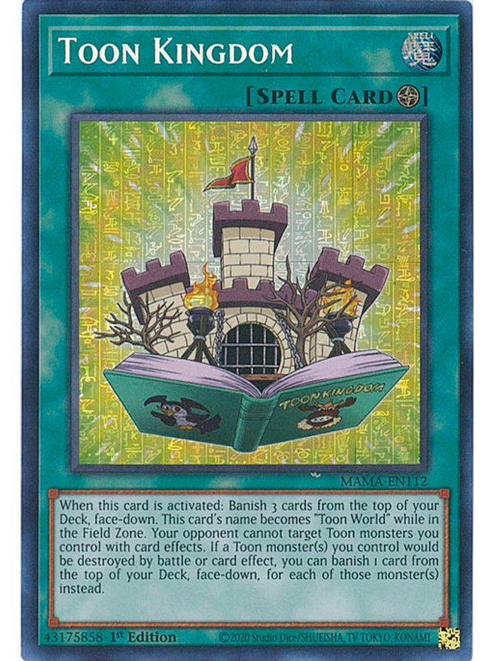 Toon Kingdom - MAMA-EN112 - Pharaoh's Secret Rare 1st Edition 1