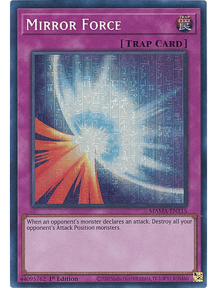 Mirror Force - MAMA-EN115 - Pharaoh's Secret Rare 1st Edition