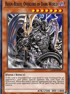 Reign-Beaux, Overlord of Dark World - SR13-EN004 - Common 1st Edition
