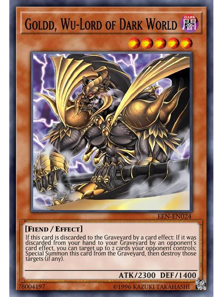 Goldd, Wu-Lord of Dark World - SR13-EN007 - Common 1st Edition 1