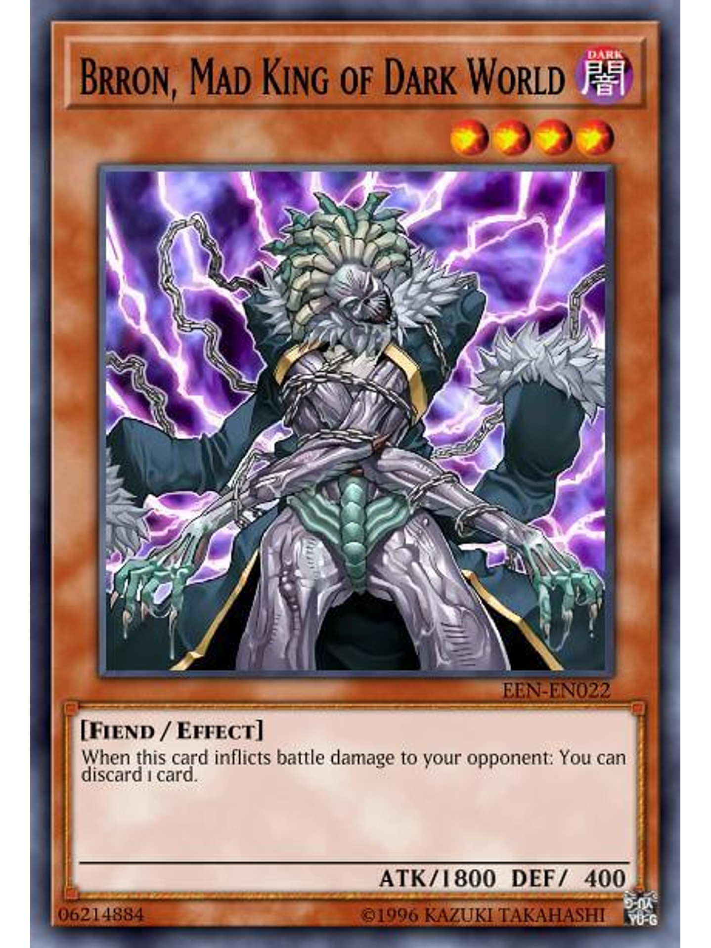 Brron, Mad King of Dark World - SR13-EN009 - Common 1st Edition 1