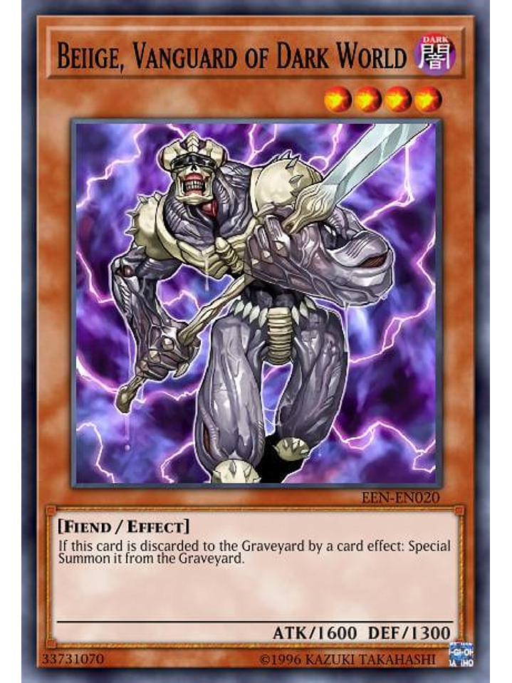 Beiige, Vanguard of Dark World - SR13-EN010 - Common 1st Edition 1