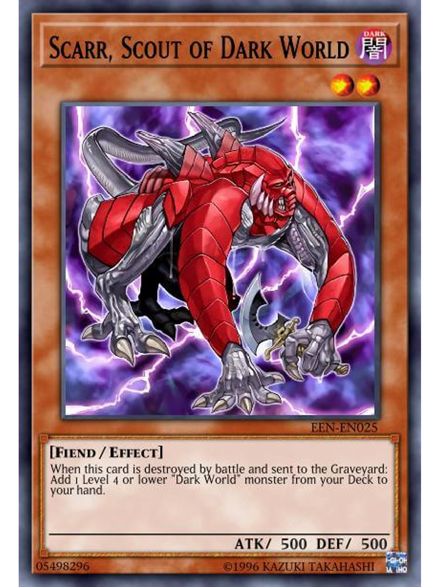 Scarr, Scout of Dark World - SR13-EN012 - Common 1st Edition 1