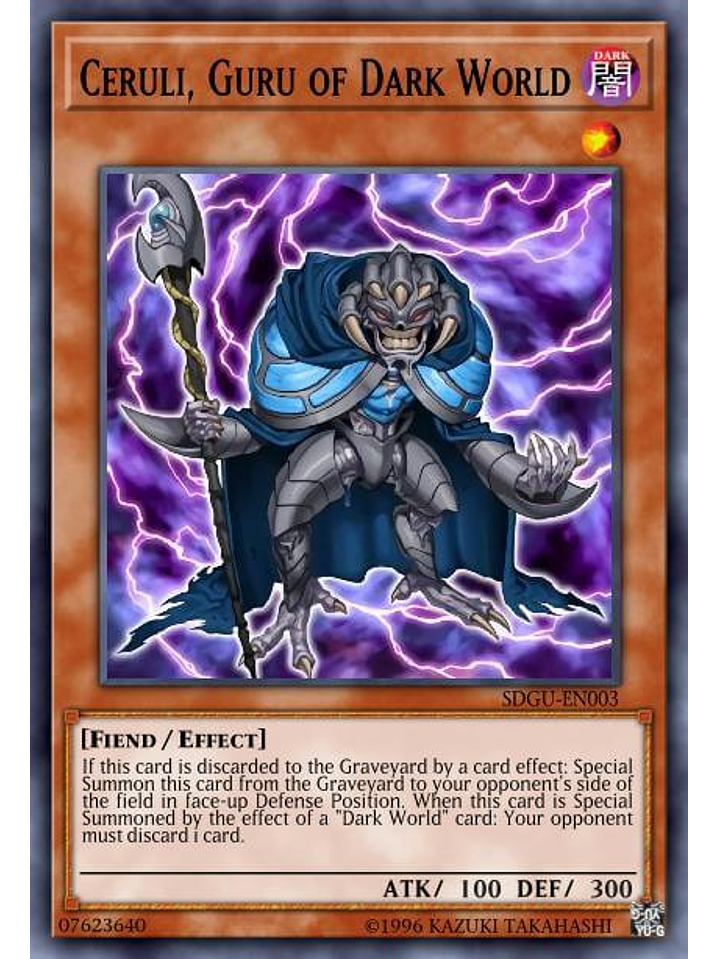 Ceruli, Guru of Dark World - SR13-EN015 - Common 1st Edition 1