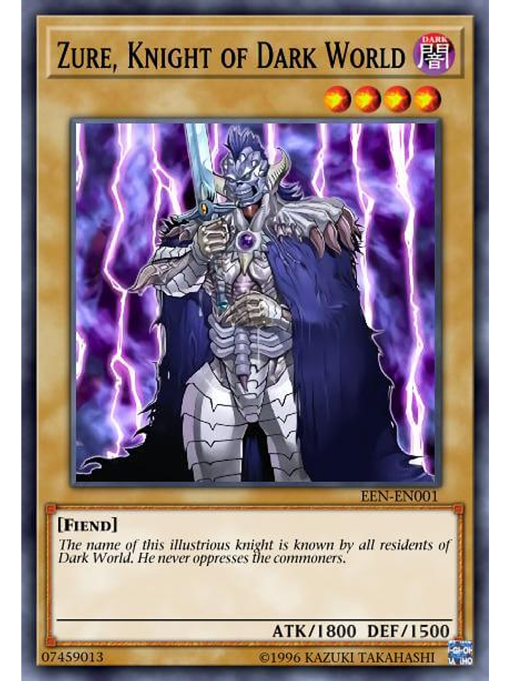 Zure, Knight of Dark World - SR13-EN016 - Common 1st Edition 1