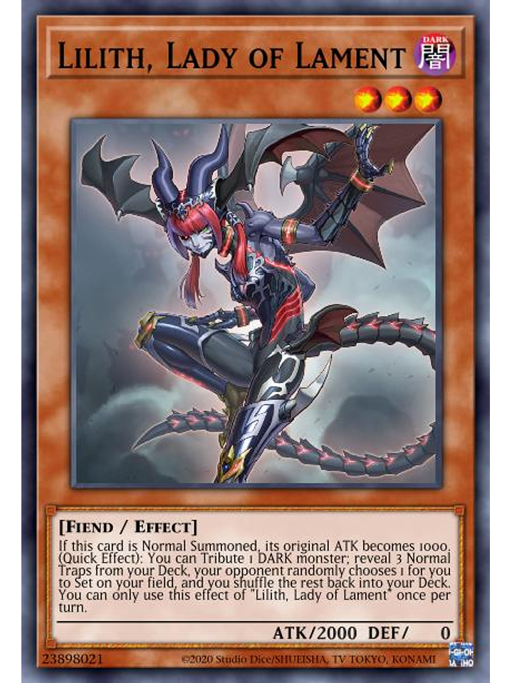 Lilith, Lady of Lament - SR13-EN022 - Common 1st Edition 1