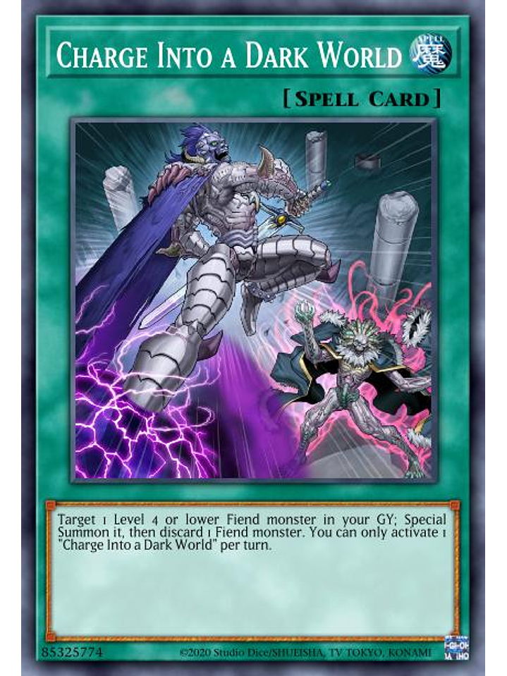Charge Into a Dark World - SR13-EN028 - Common 1st Edition 1