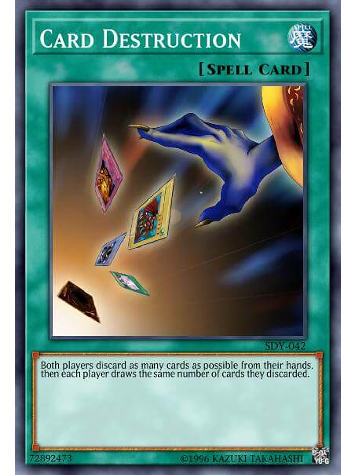 Card Destruction - SR13-EN032 - Common 1st Edition 1