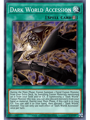 Dark World Accession - SR13-EN042 - Ultra Rare 1st Edition