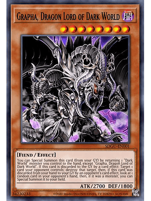 Grapha, Dragon Lord of Dark World - SR13-EN043 - Common 1st Edition