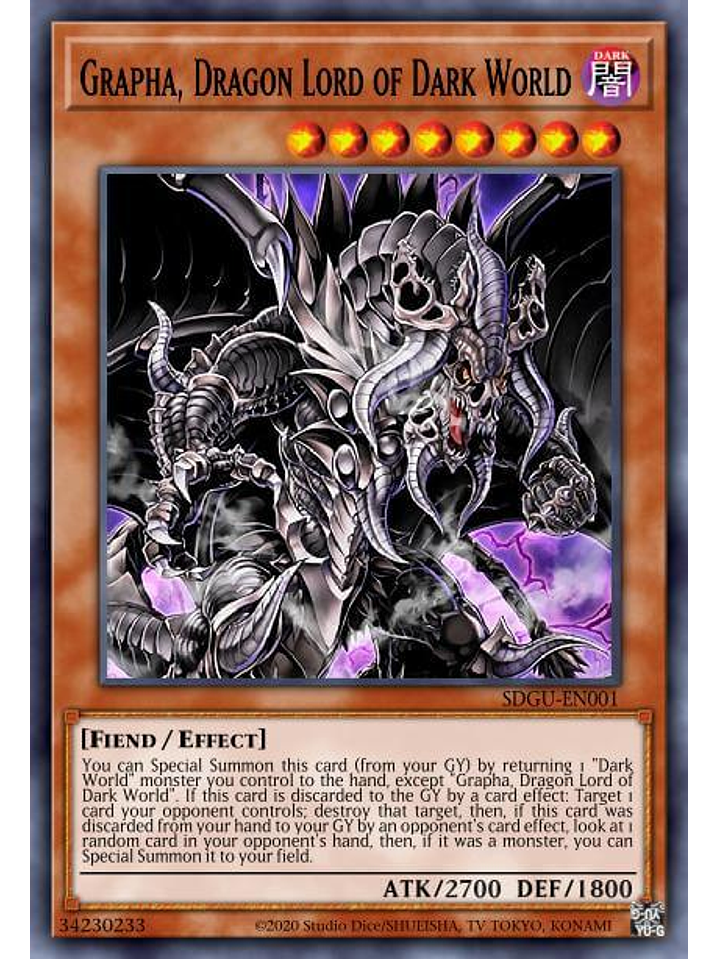 Grapha, Dragon Lord of Dark World - SR13-EN043 - Common 1st Edition 1