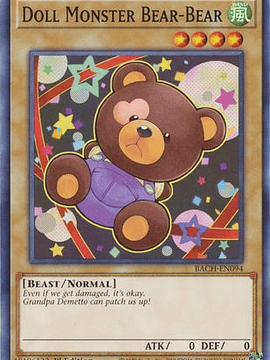 Doll Monster Bear-Bear - BACH-EN094 - Common 1st Edition