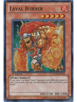 Laval Burner - HA05-EN013 - Super Rare 1st Edition