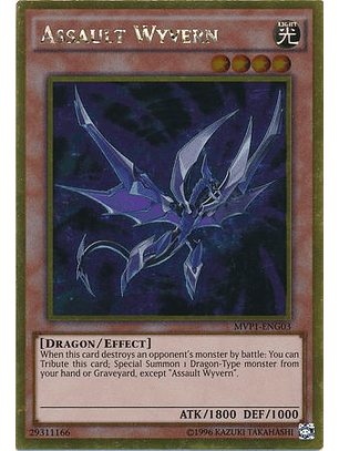 Assault Wyvern - MVP1-ENG03 - Gold Rare Unlimited
