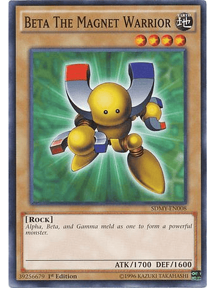 Beta The Magnet Warrior - SDMY-EN008 - Common 1st Edition
