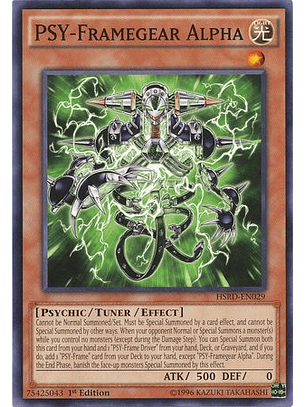 PSY-Framegear Alpha - HSRD-EN029 - Common 1st Edition