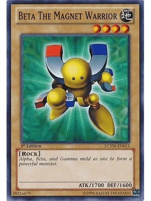 Beta the Magnet Warrior - LCYW-EN013 - Common 1st Edition