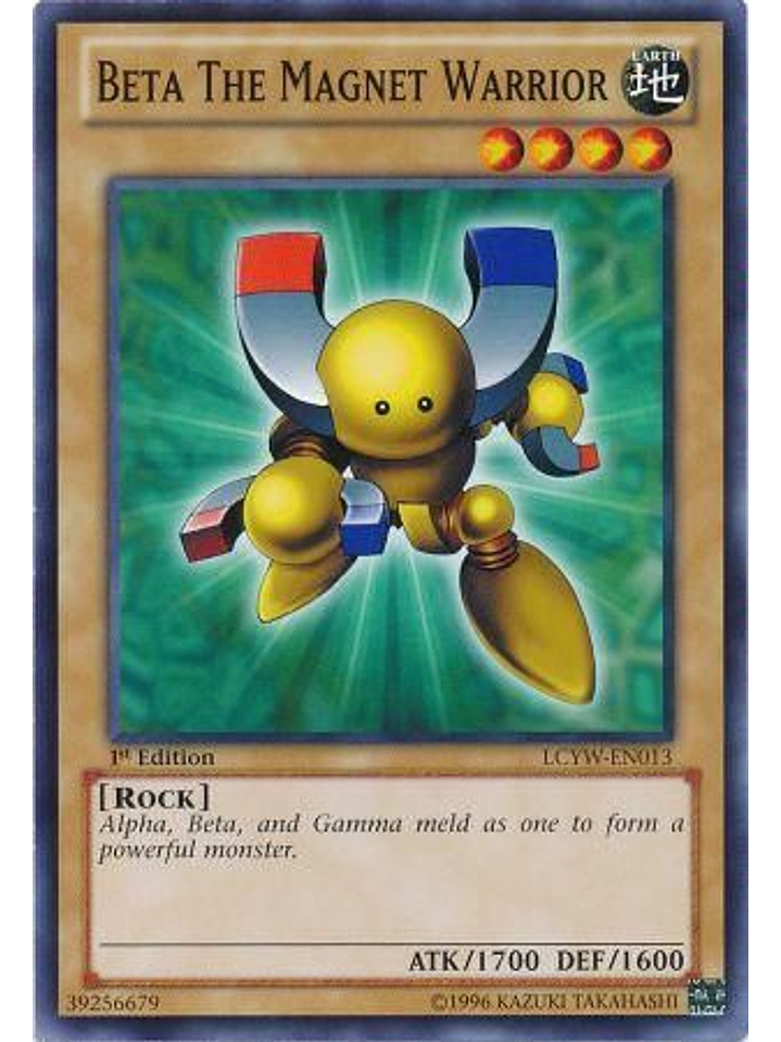 Beta the Magnet Warrior - LCYW-EN013 - Common 1st Edition 1