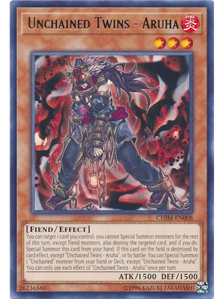 Unchained Twins - Aruha - CHIM-EN008 - Rare Unlimited 1