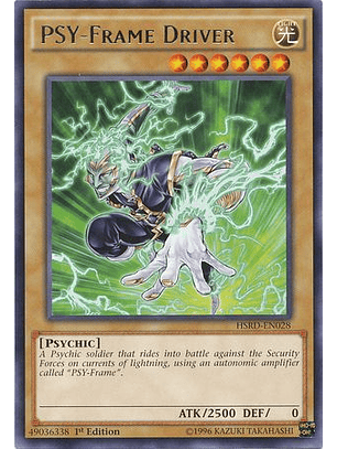 PSY-Frame Driver - HSRD-EN028 - Rare 1st Edition