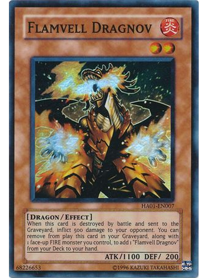 Flamvell Dragnov - HA01-EN007 - Super Rare Unlimited 1