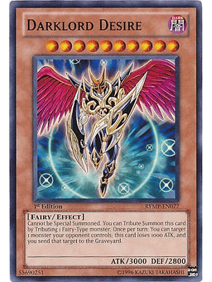 Darklord Desire - RYMP-EN077 - Common 1st Edition