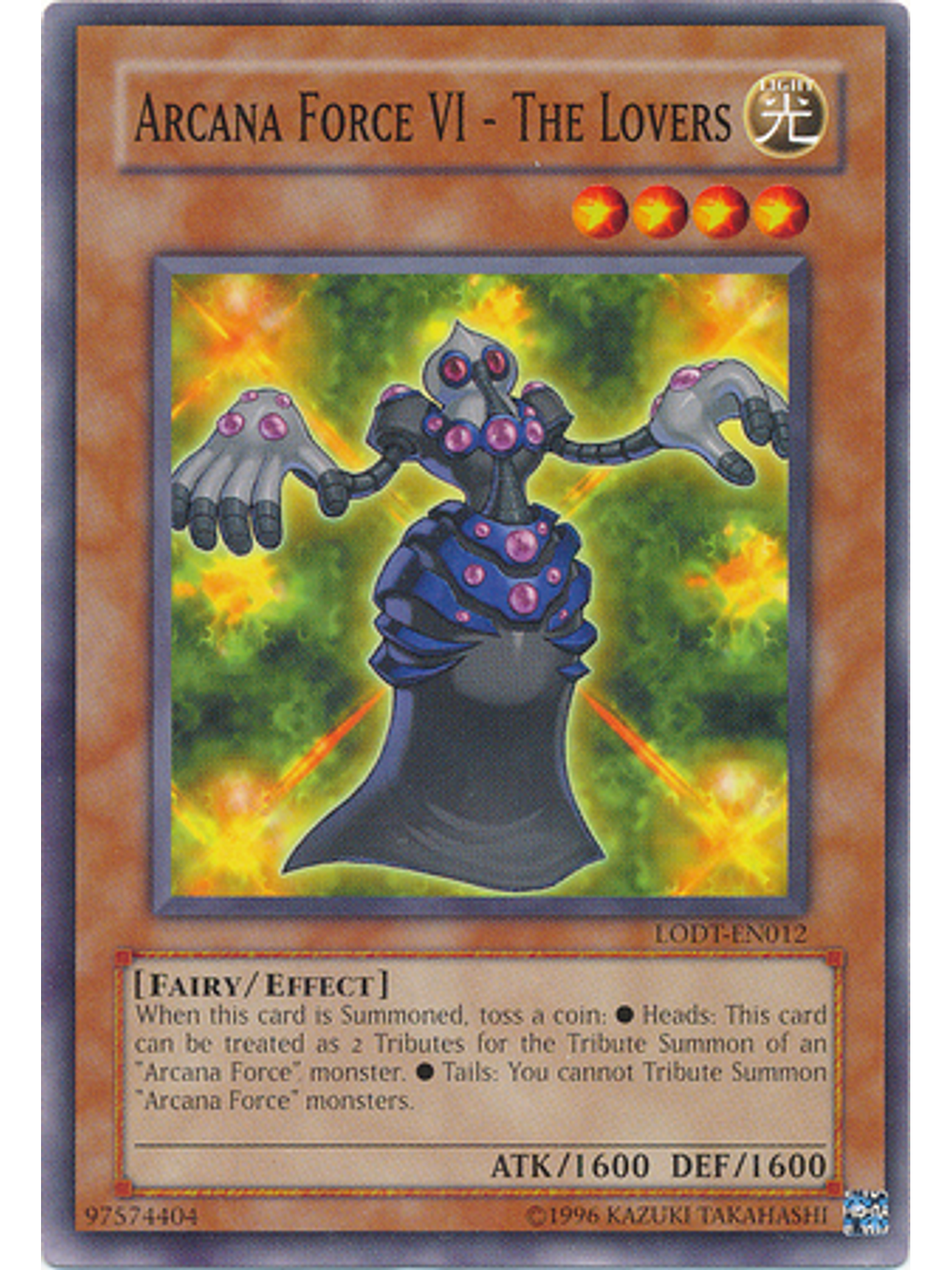 Arcana Force VI - The Lovers - LODT-EN012 - Common Unlimited 1