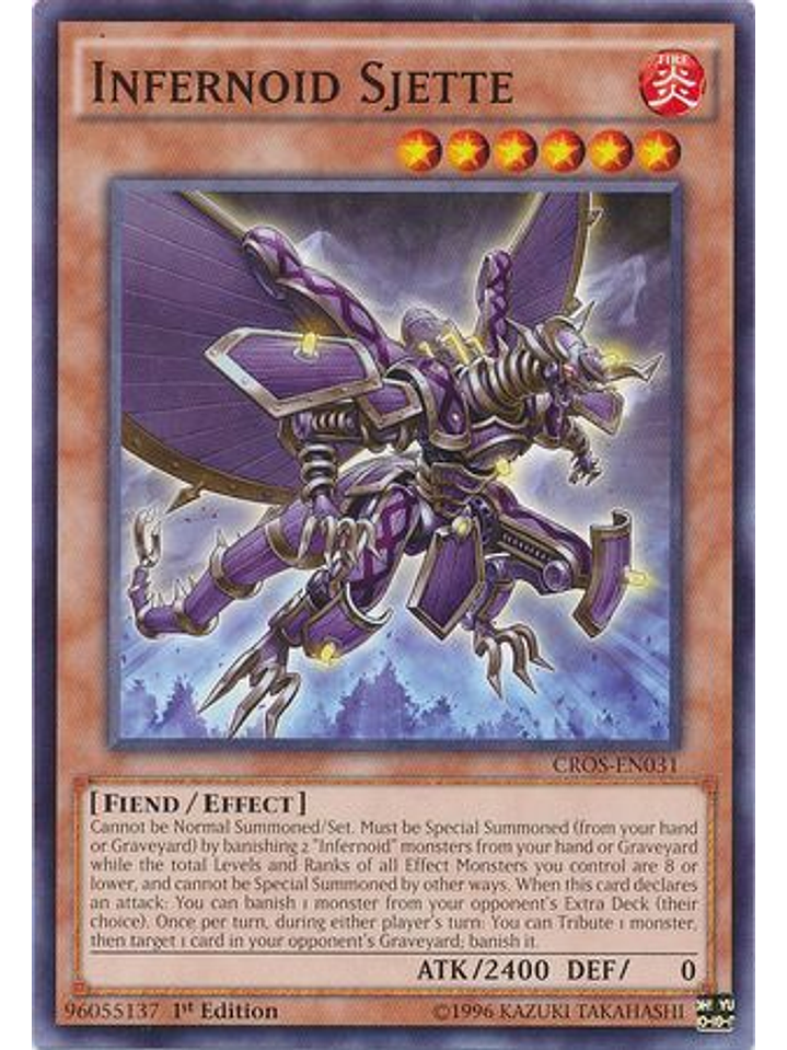 Infernoid Sjette - CROS-EN031 - Common 1st Edition 1