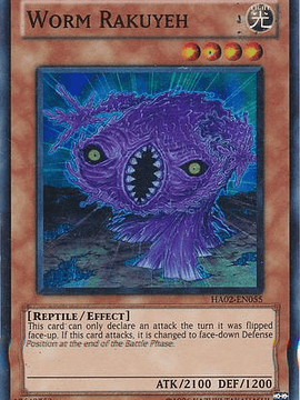 Worm Rakuyeh - HA02-EN055 - Super Rare Unlimited