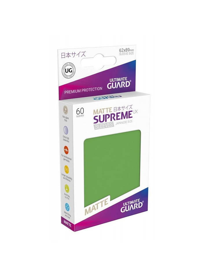 Ultimate Guard PROTECTORES SUPREME Matte Small (x60) 16