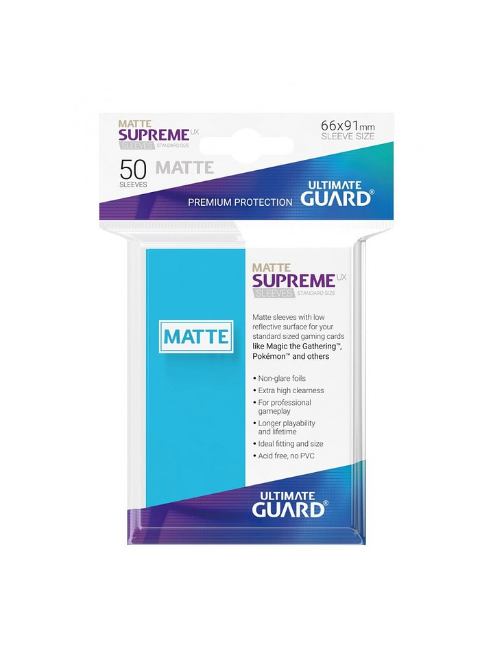 Ultimate Guard PROTECTORES SUPREME Standard Matte (x50) 5