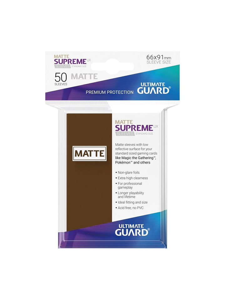 Ultimate Guard PROTECTORES SUPREME Standard Matte (x50) 6