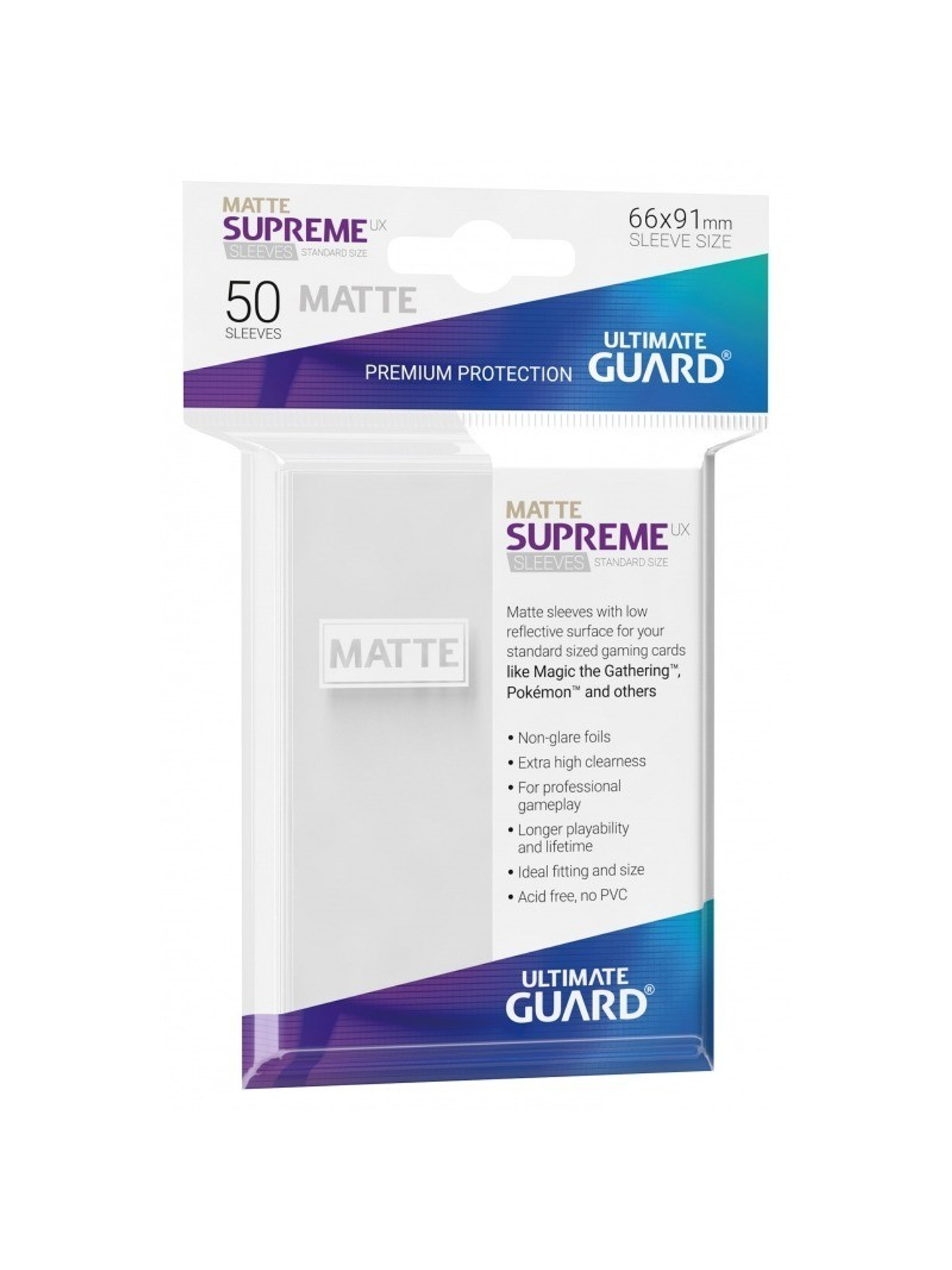 Ultimate Guard PROTECTORES SUPREME Standard Matte (x50) 9