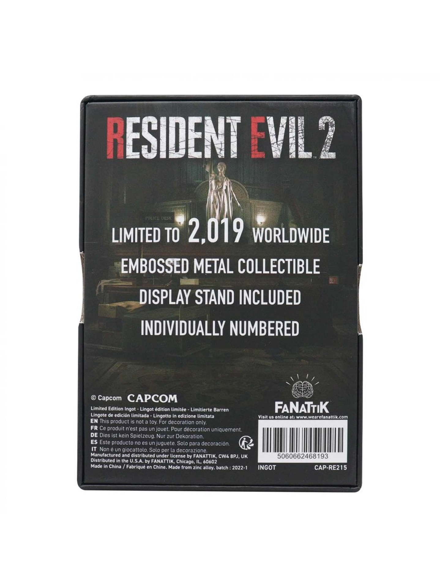 RESIDENT EVIL 2 Limited Edition Claire Redfield Ingot 4