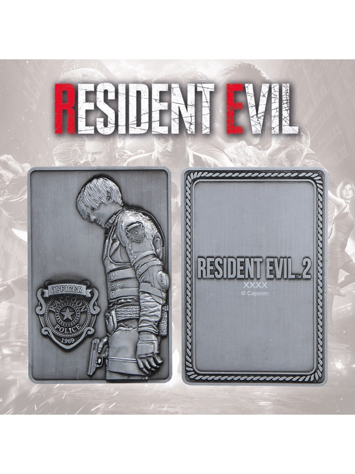 RESIDENT EVIL 2 Limited Edition Leon S. Kennedy Ingot 1