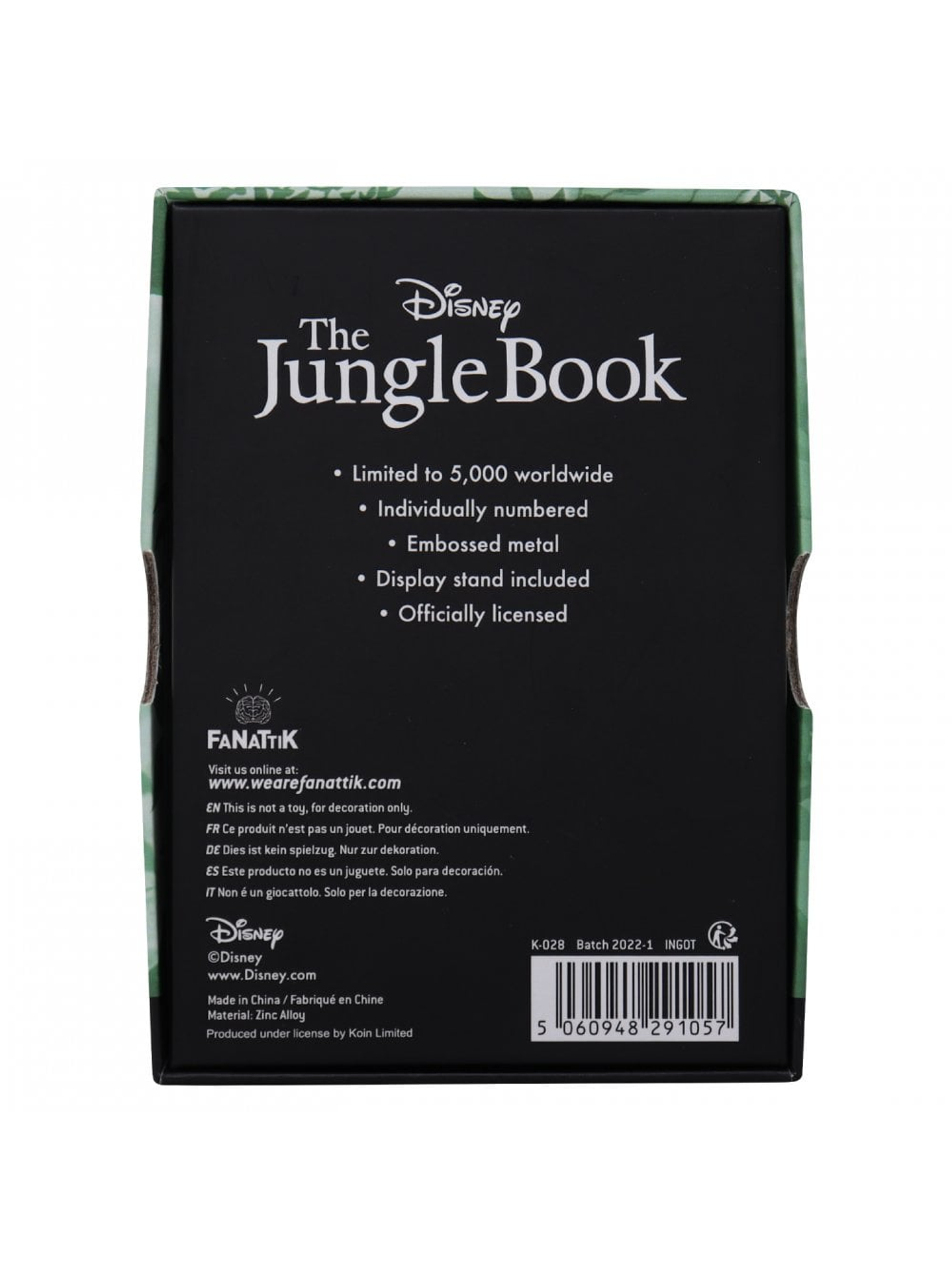 DISNEY The Jungle Book Limited Edition Ingot 6
