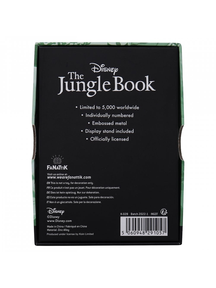 DISNEY The Jungle Book Limited Edition Ingot 6