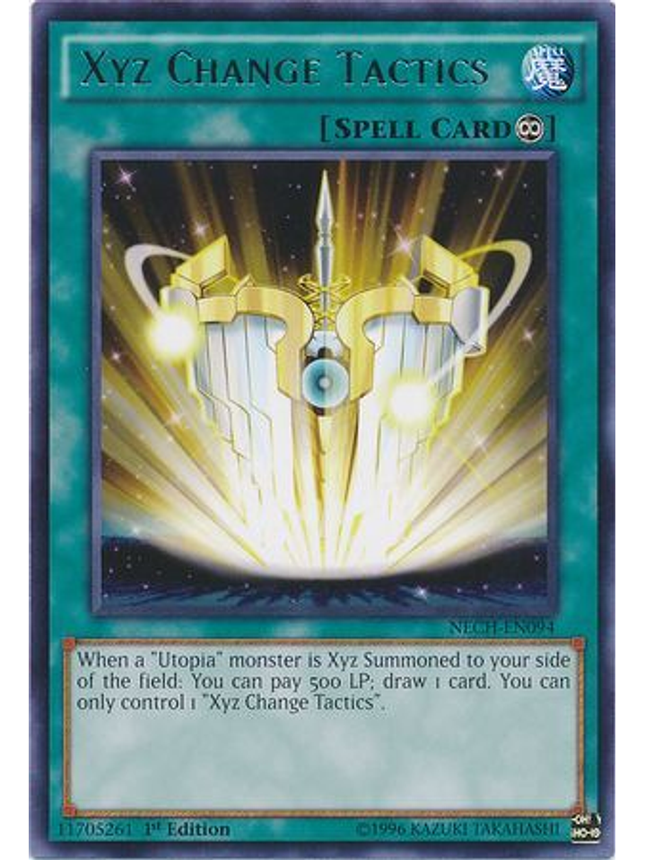 Xyz Change Tactics - NECH-EN094 - Rare 1st Edition 1