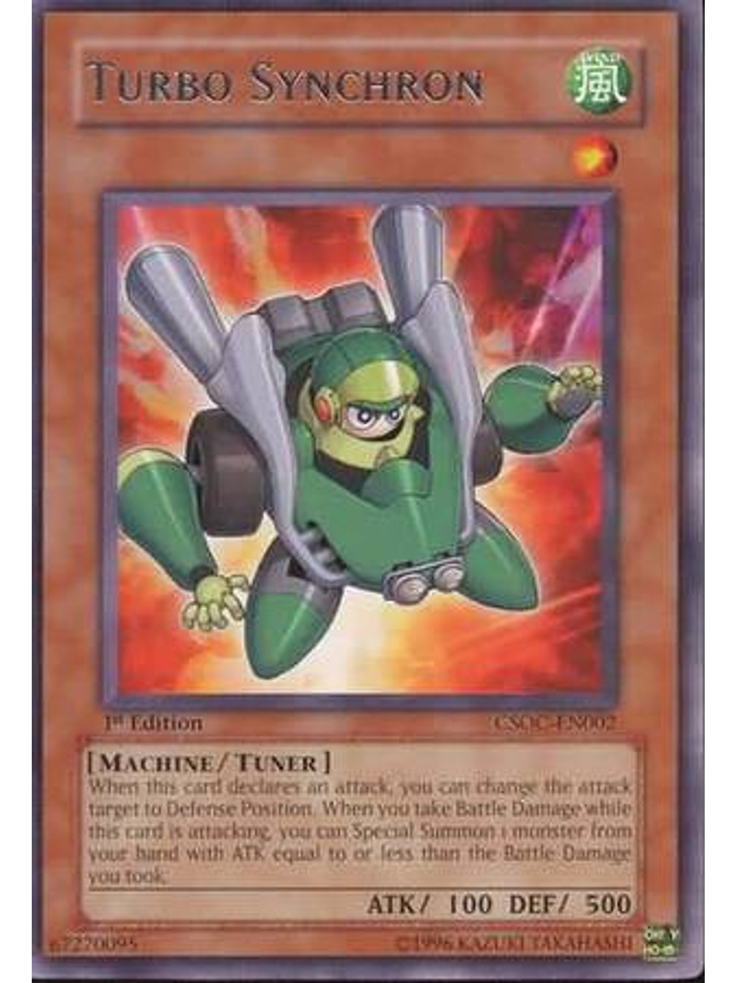 Turbo Synchron - CSOC-EN002 - Rare 1st Edition 1