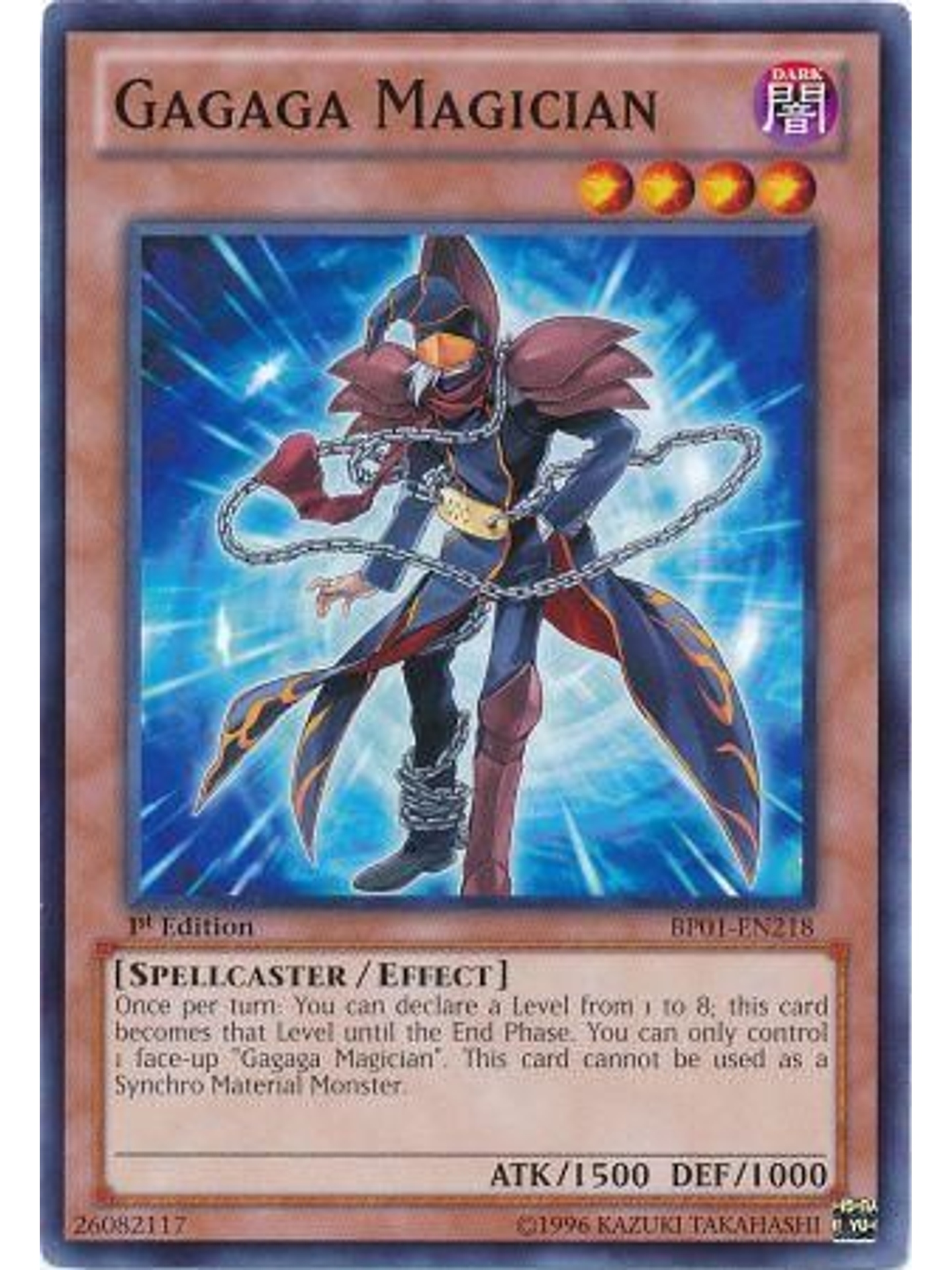 Gagaga Magician - BP01-EN218 - Common 1st Edition 1
