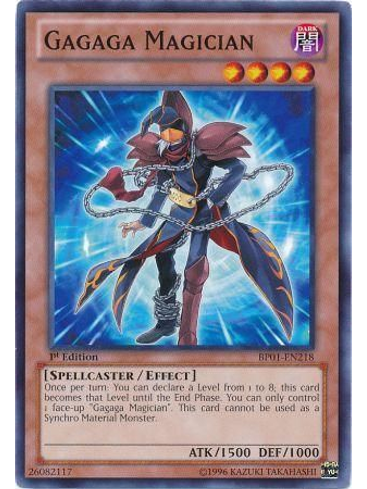 Gagaga Magician - BP01-EN218 - Common 1st Edition 1