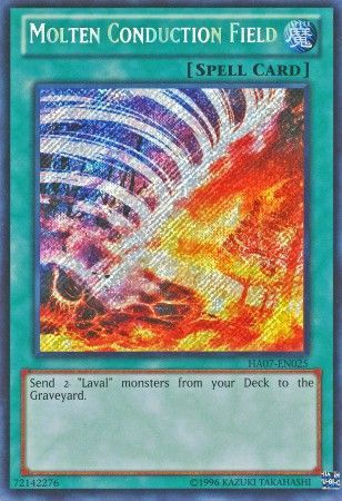 Molten Conduction Field - HA07-EN025 - Secret Rare Unlimited