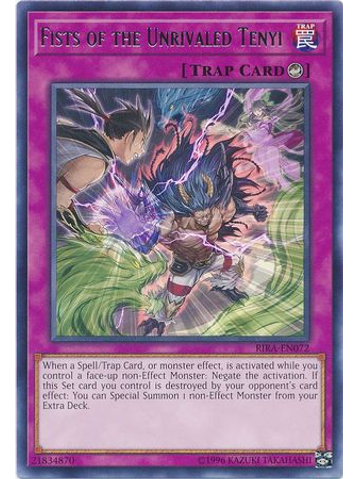 Fists of the Unrivaled Tenyi - RIRA-EN072 - Rare Unlimited 1