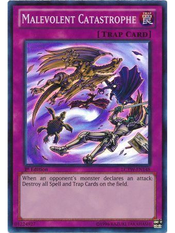 Malevolent Catastrophe - LCYW-EN148 - Super Rare 1st Edition 1