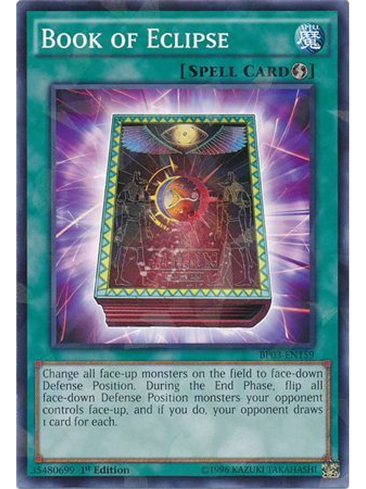 Book of Eclipse - BP03-EN159 - Shatterfoil Rare 1st Edition 1