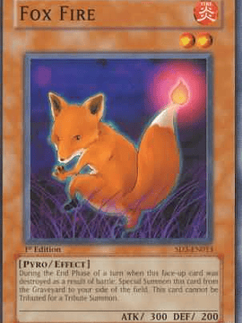 Fox Fire - SD3-EN013 - Common 1st Edition