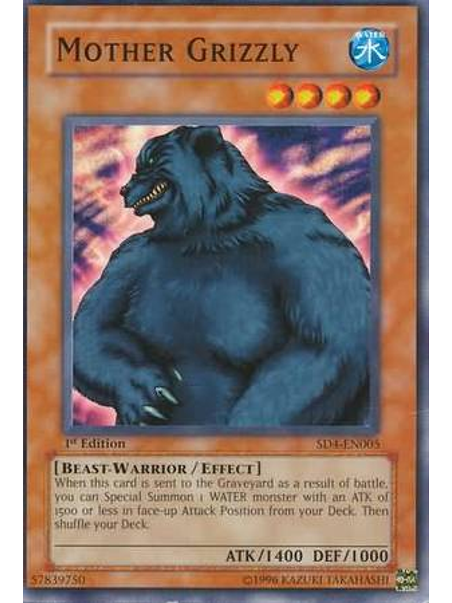 Mother Grizzly - SD4-EN005 - Common 1st Edition 1